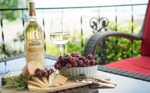 Wine and Grapes in a Lake Erie Inn